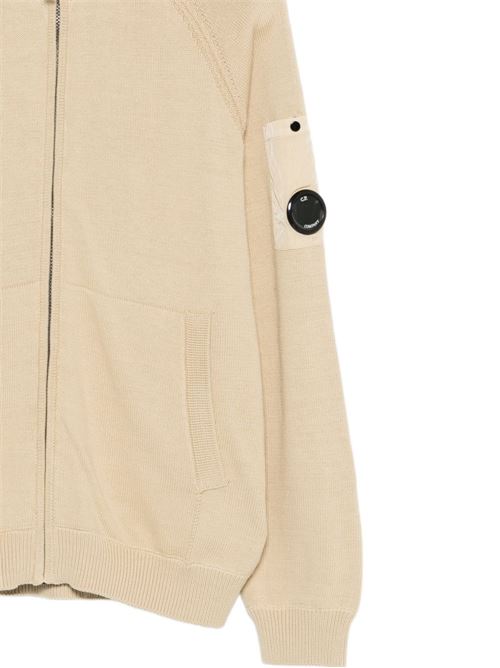 Maglia bambino CP Company sabbia con zip CP COMPANY kids | CUW00MLHE8320129